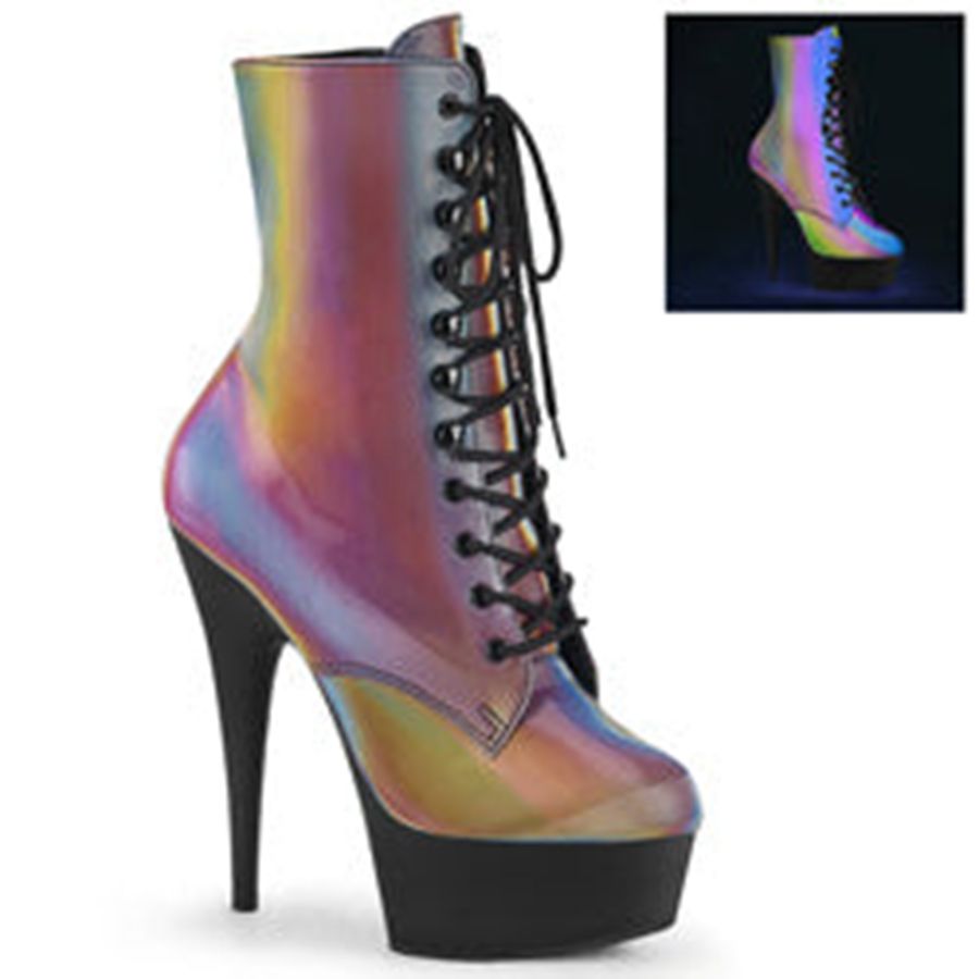 Women's Pleaser Delight-1020REFL Ankle Boots Multicolor | 584HWYUBE