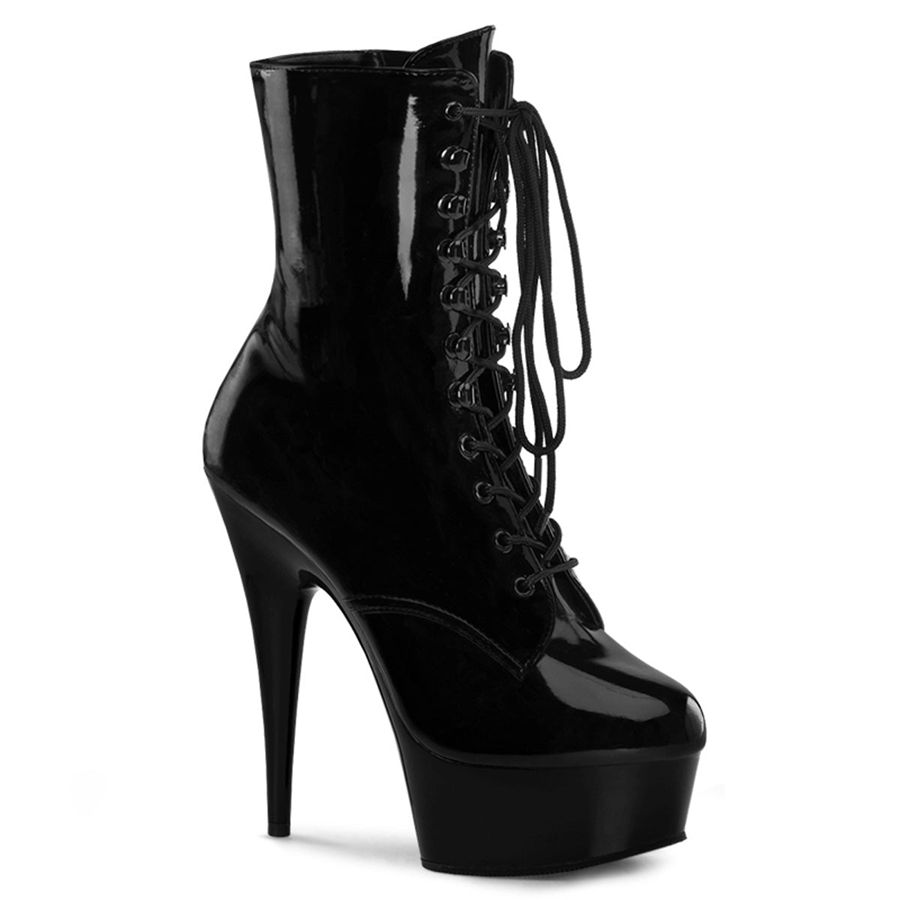 Women\'s Pleaser Delight-1020 Ankle Boots Black | 364AKNTYC