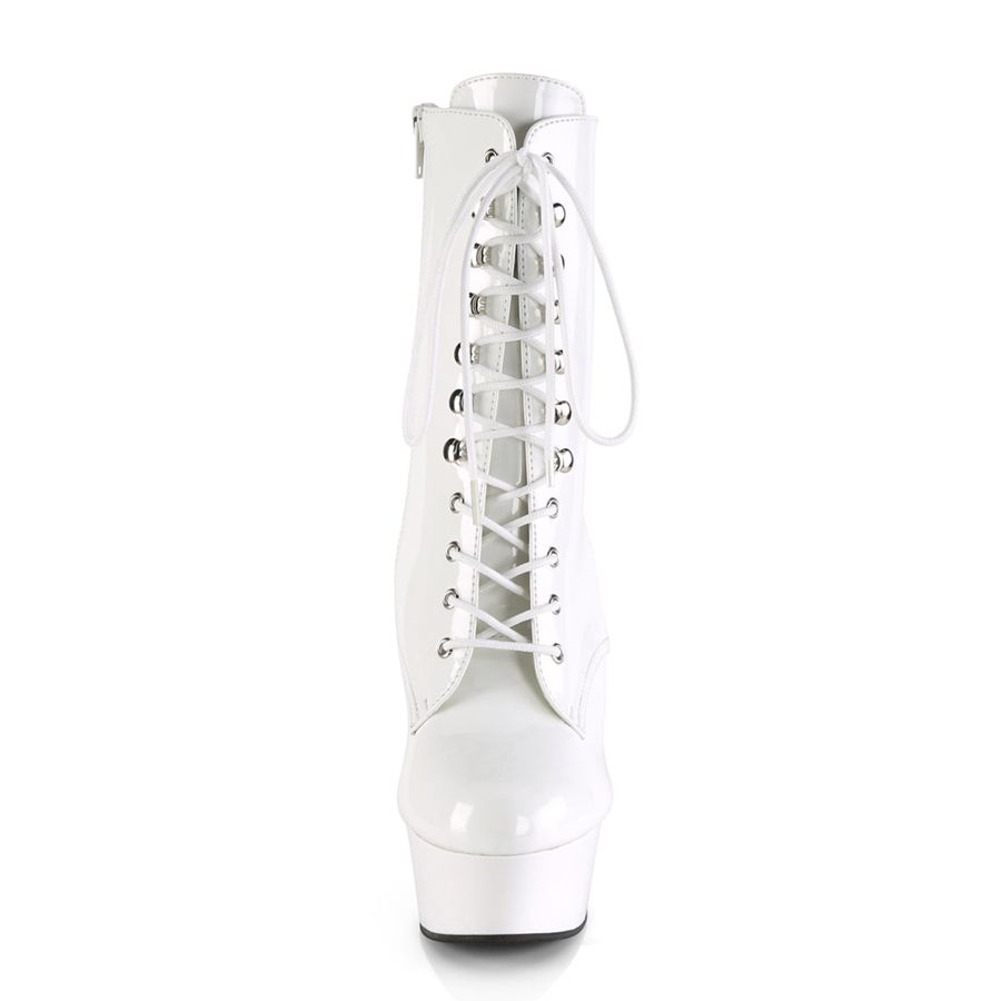 Women's Pleaser Delight-1020 Ankle Boots White | 926DKCSWL