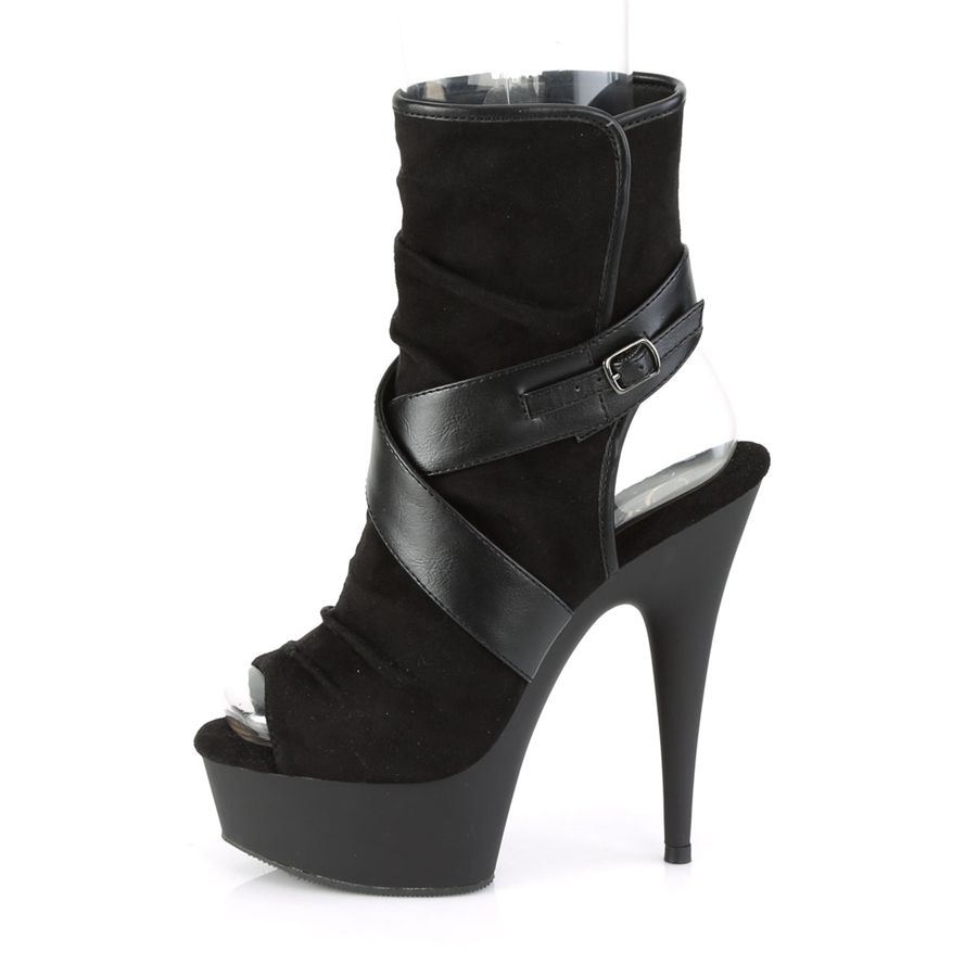 Women's Pleaser Delight-1034 Ankle Boots Black | 524XCAVTM