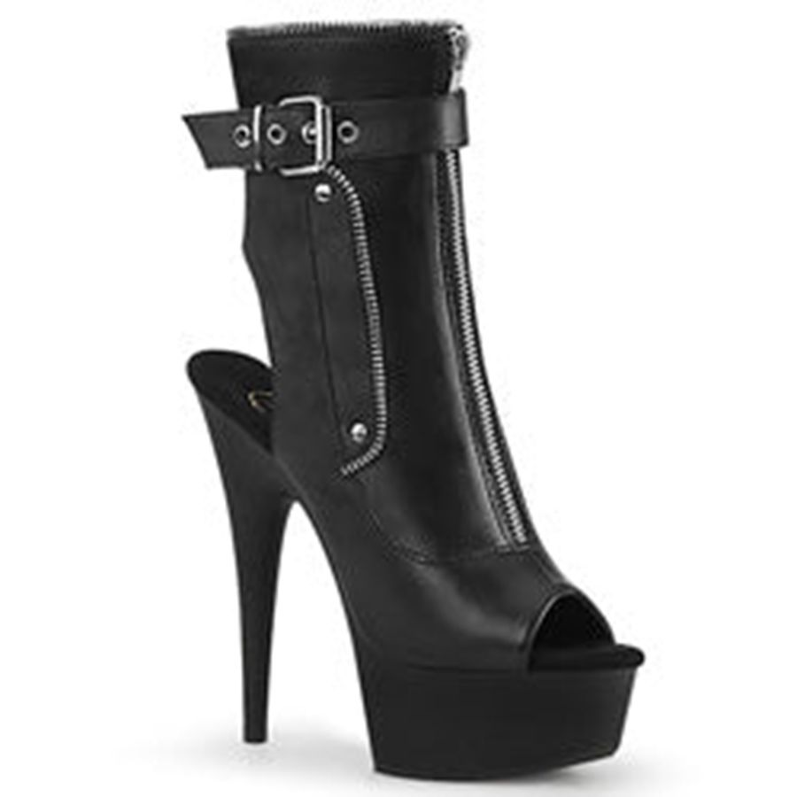 Women's Pleaser Delight-1035 Ankle Boots Black | 365NPVLGT