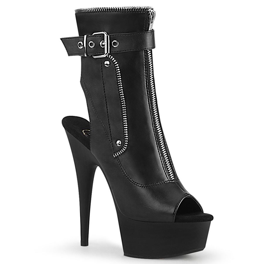 Women\'s Pleaser Delight-1035 Ankle Boots Black | 365NPVLGT