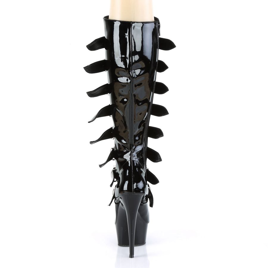 Women's Pleaser Delight-2049 Knee High Boots Black | 183OXNTCU