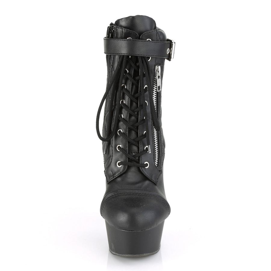 Women's Pleaser Delight-600-05 Ankle Boots Black | 486MSEHAI