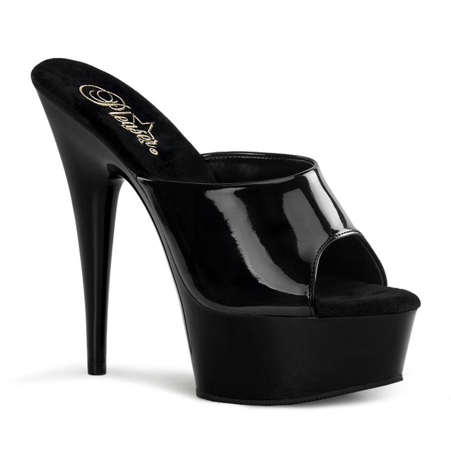 Women\'s Pleaser Delight-601 Heels Black | 723INBOHW