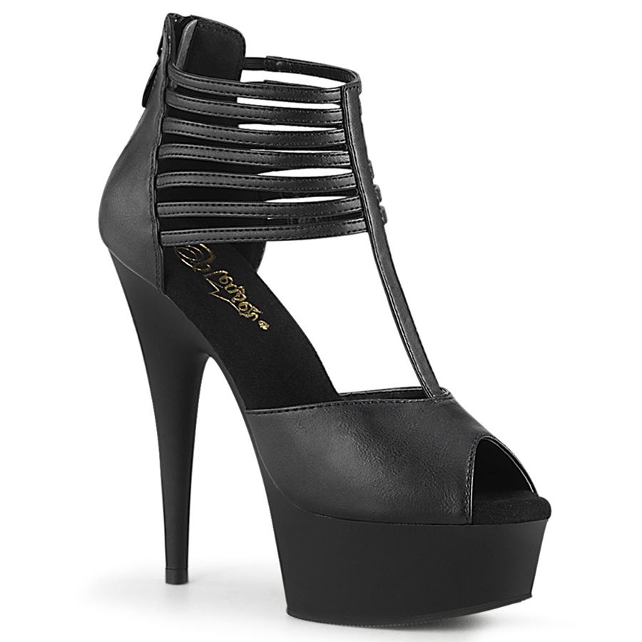 Women\'s Pleaser Delight-626 Heels Black | 536PBJKNQ