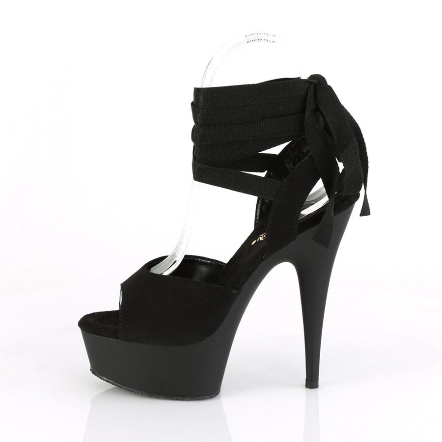 Women's Pleaser Delight-634 Heels Black | 358MWHLBC