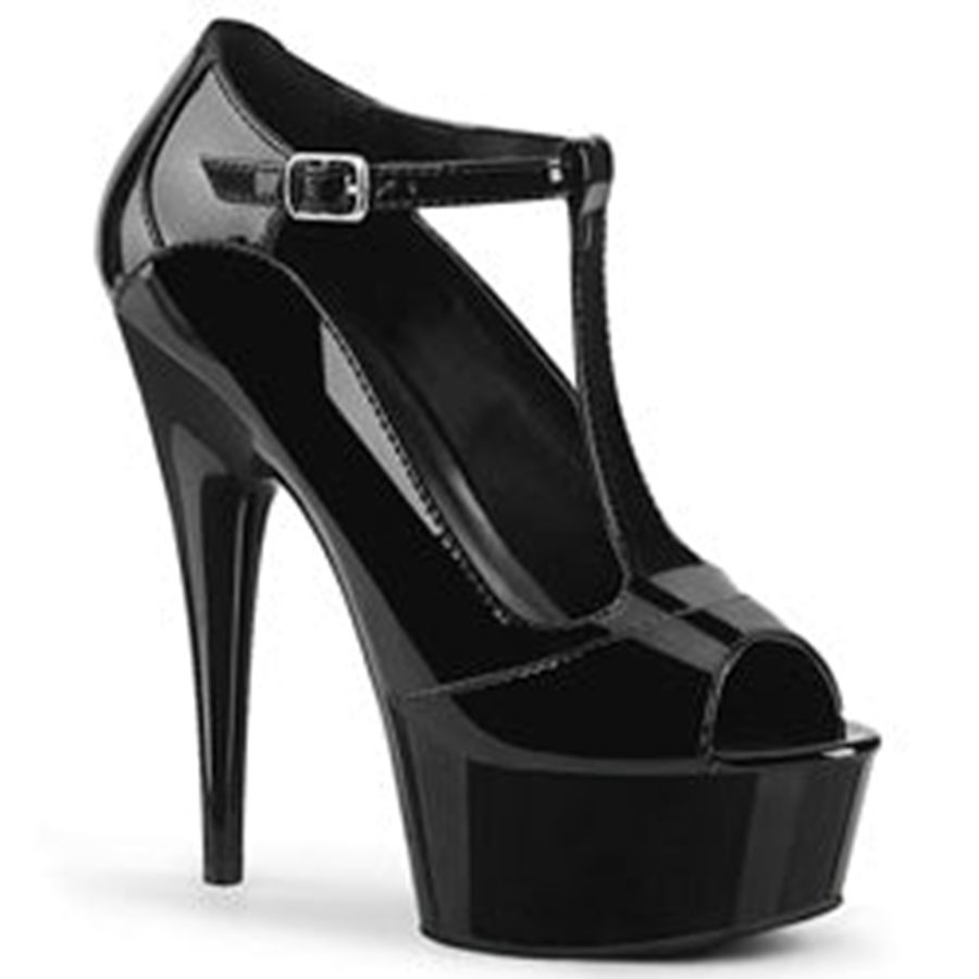 Women's Pleaser Delight-649 Pumps Black | 587QZRABO