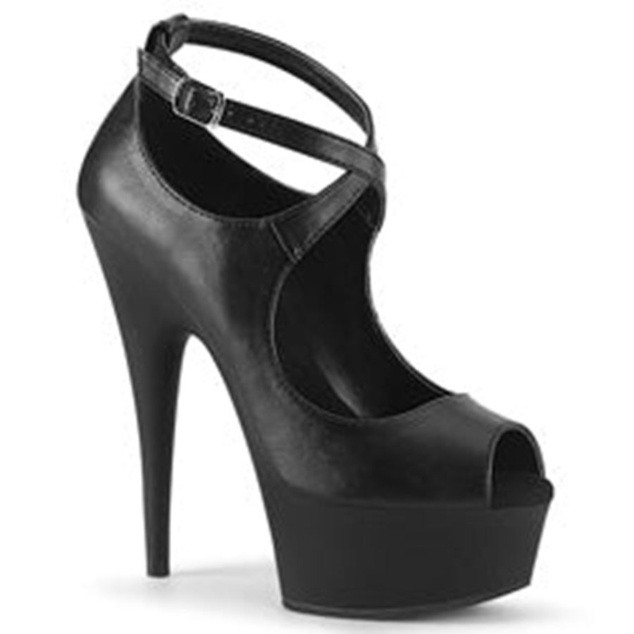 Women's Pleaser Delight-653 Pumps Black | 176QXNBLD