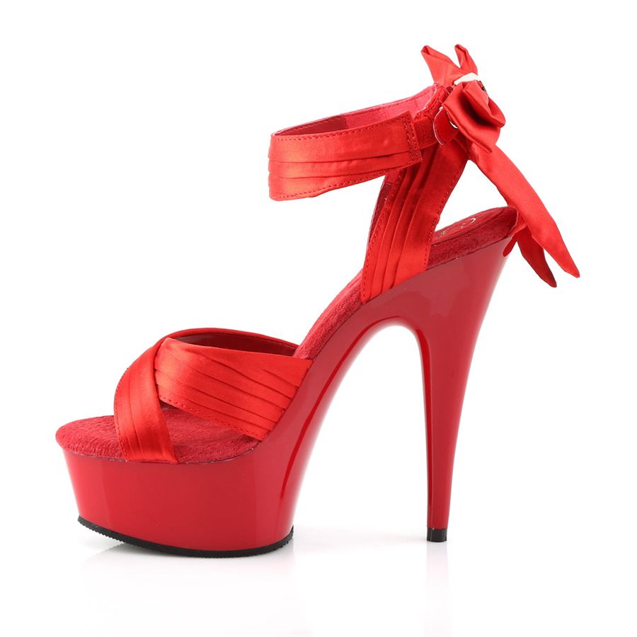 Women's Pleaser Delight-668 Heels Red | 183BZTALD