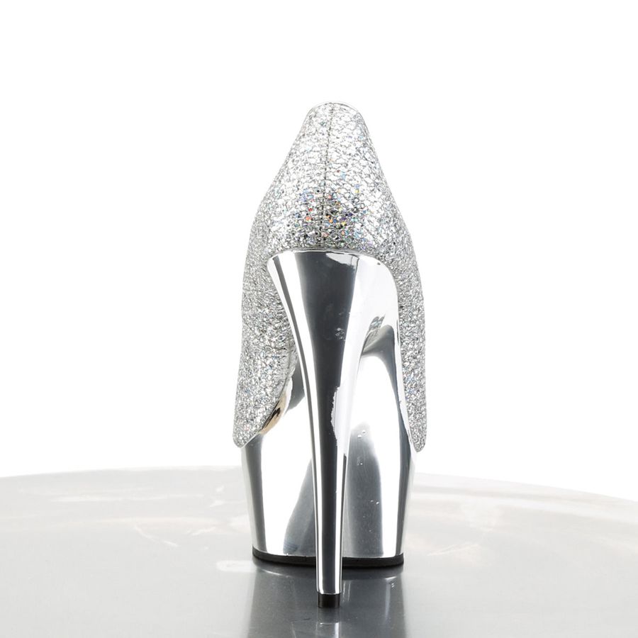 Women's Pleaser Delight-685G Pumps Silver | 293KRFGVD