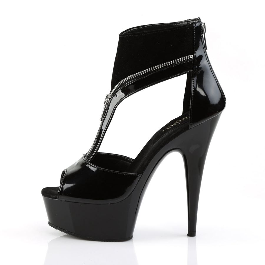 Women's Pleaser Delight-690 Heels Black | 234YCOXHV