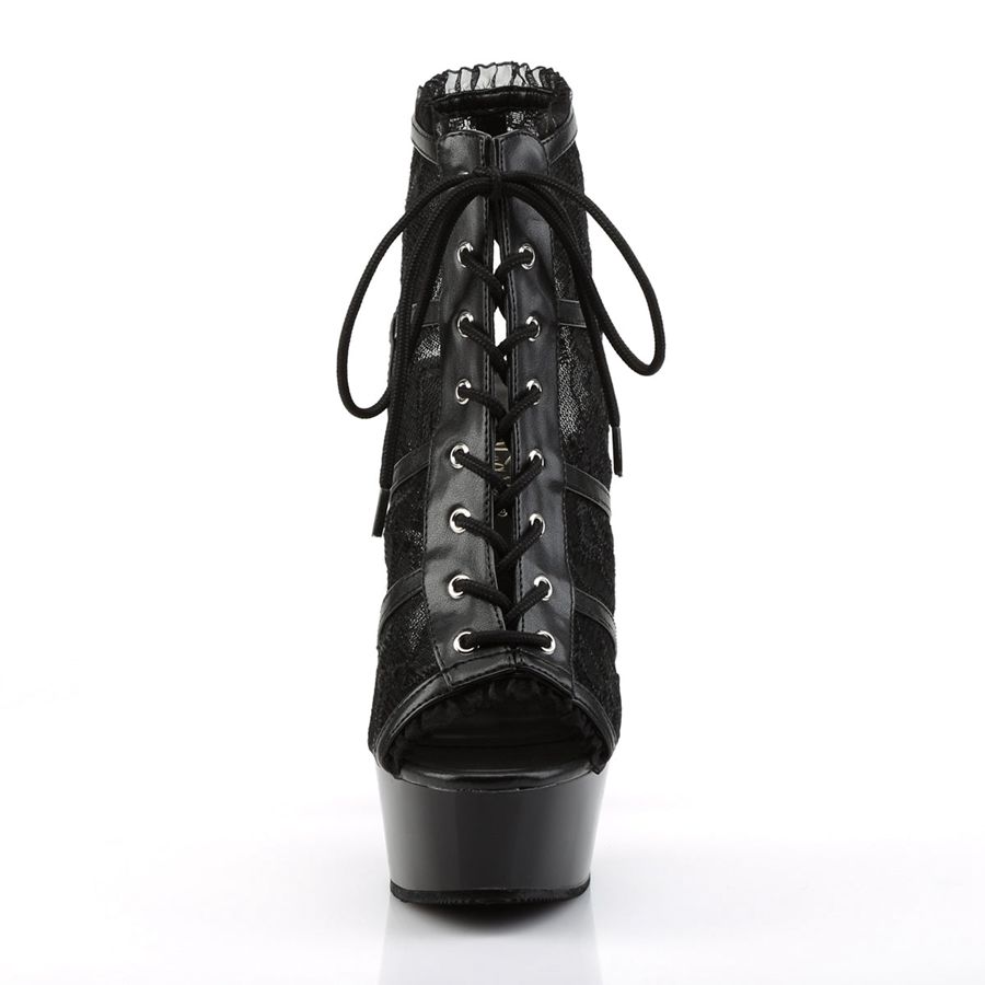 Women's Pleaser Delight-696LC Heels Black | 902GXDQOV