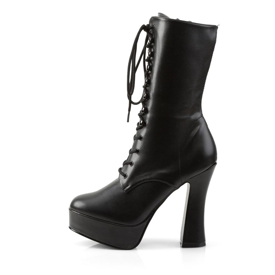 Women's Pleaser Electra-1020 Ankle Boots Black | 743XNLUQP