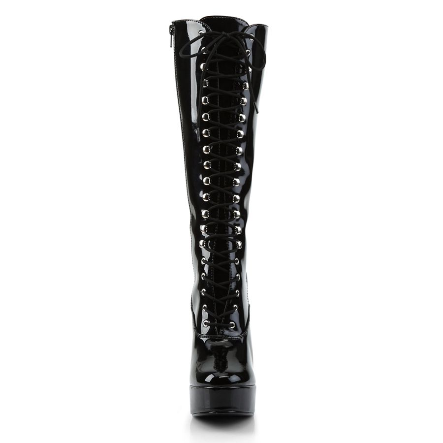 Women's Pleaser Electra-2020 Knee High Boots Black | 617NZPRFL