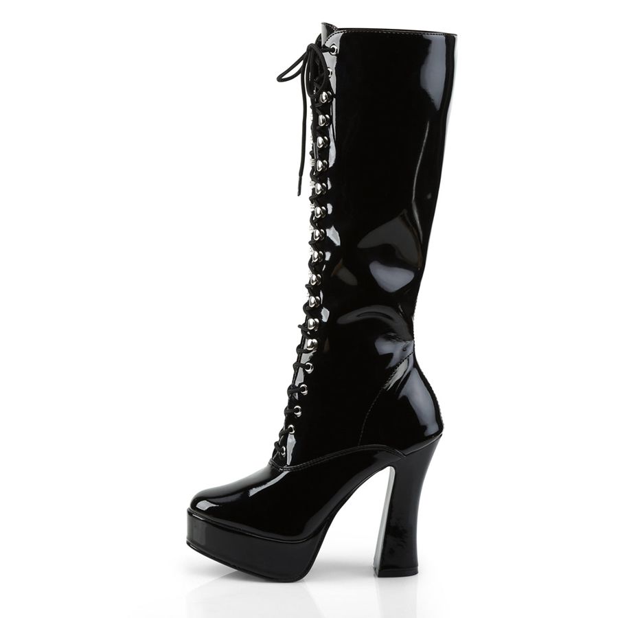 Women's Pleaser Electra-2020 Knee High Boots Black | 617NZPRFL