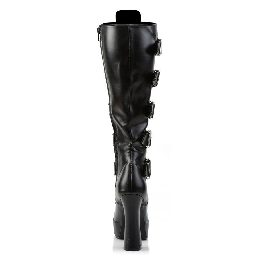 Women's Pleaser Electra-2042 Knee High Boots Black | 671HRAPKD