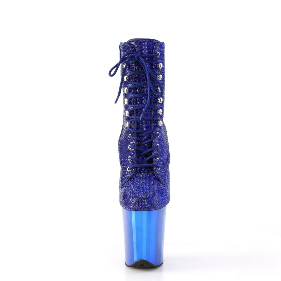 Women's Pleaser Flamingo-1020CHRS Ankle Boots Blue | 051OCQTNX