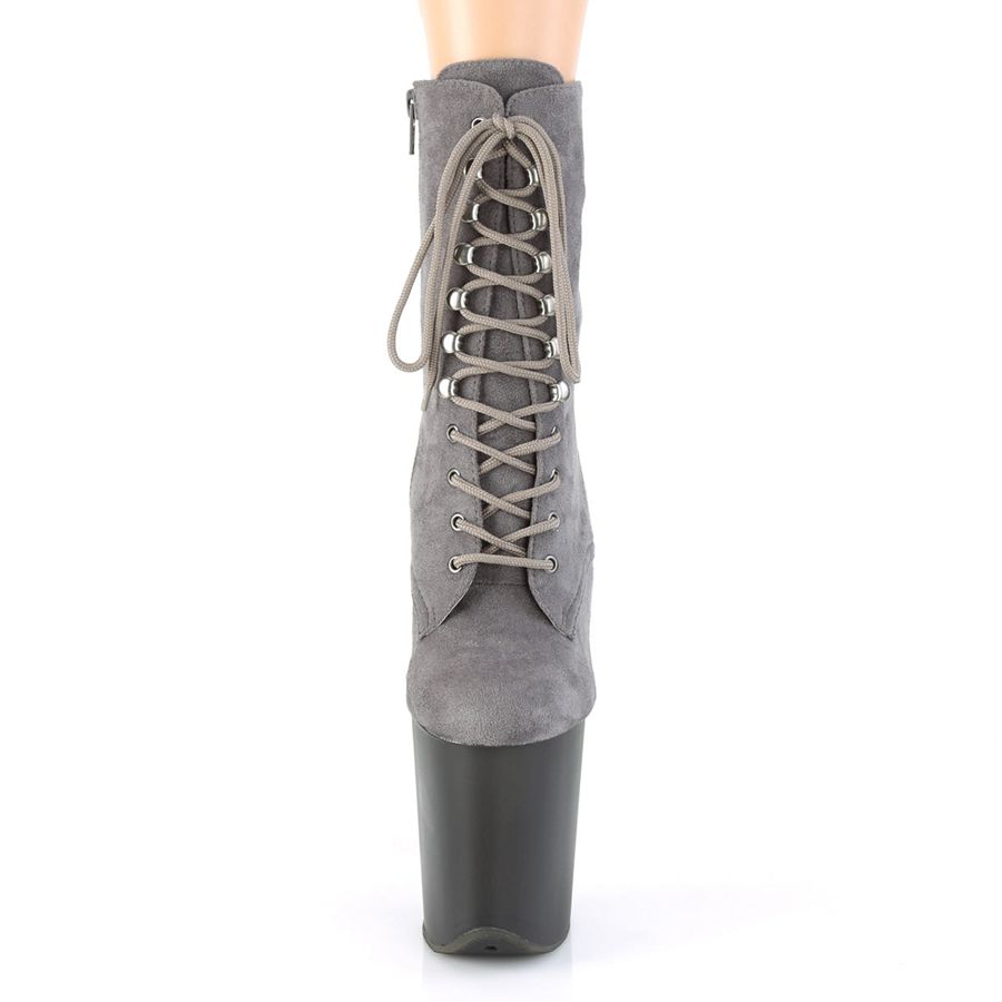 Women's Pleaser Flamingo-1020FST Ankle Boots Grey | 068COIWMX