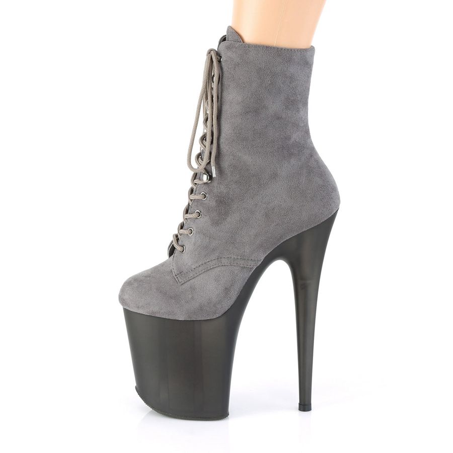 Women's Pleaser Flamingo-1020FST Ankle Boots Grey | 068COIWMX