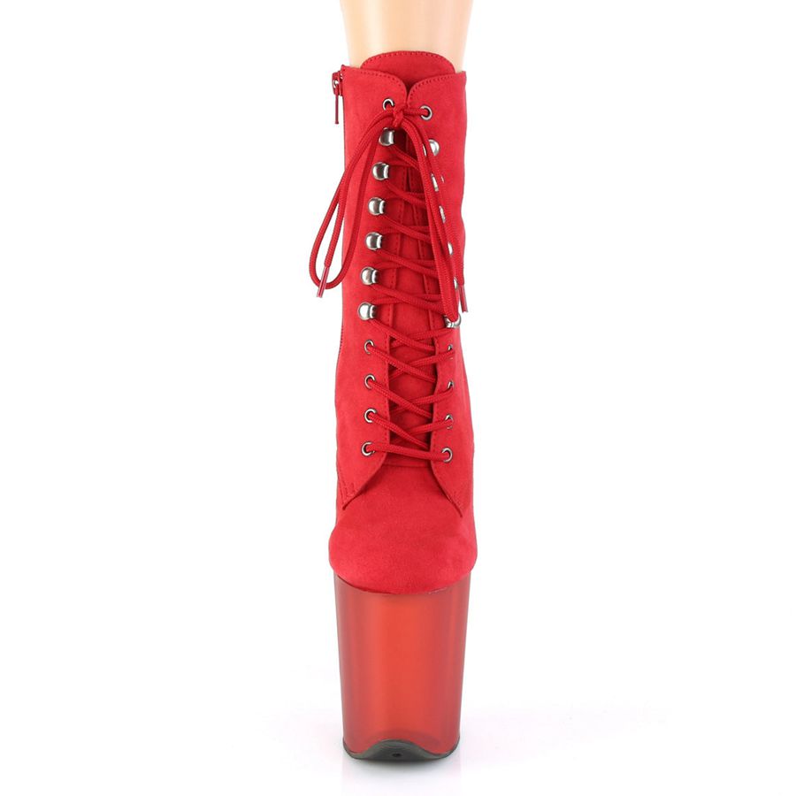 Women's Pleaser Flamingo-1020FST Ankle Boots Red | 615SJQOTI