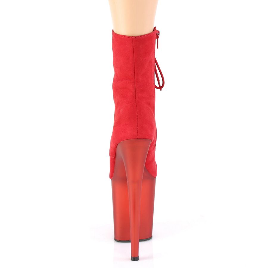 Women's Pleaser Flamingo-1020FST Ankle Boots Red | 615SJQOTI