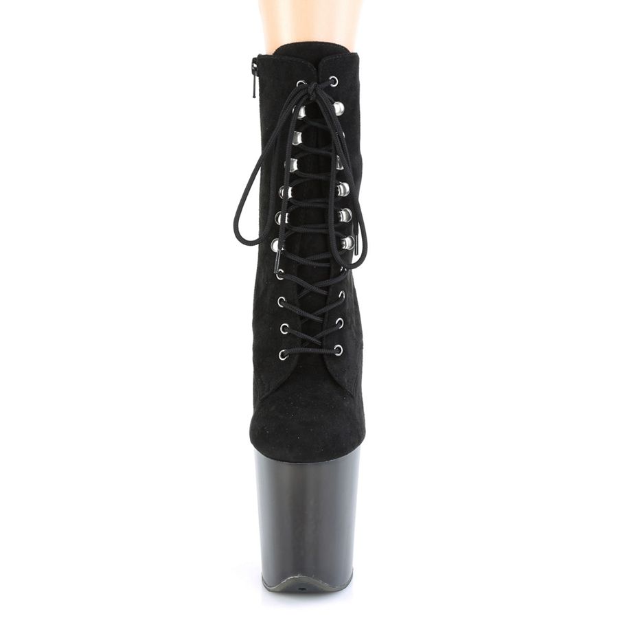 Women's Pleaser Flamingo-1020FST Ankle Boots Black | 741JOZRNM