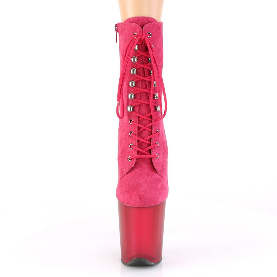 Women's Pleaser Flamingo-1020FST Ankle Boots Pink | 743VMIKBS