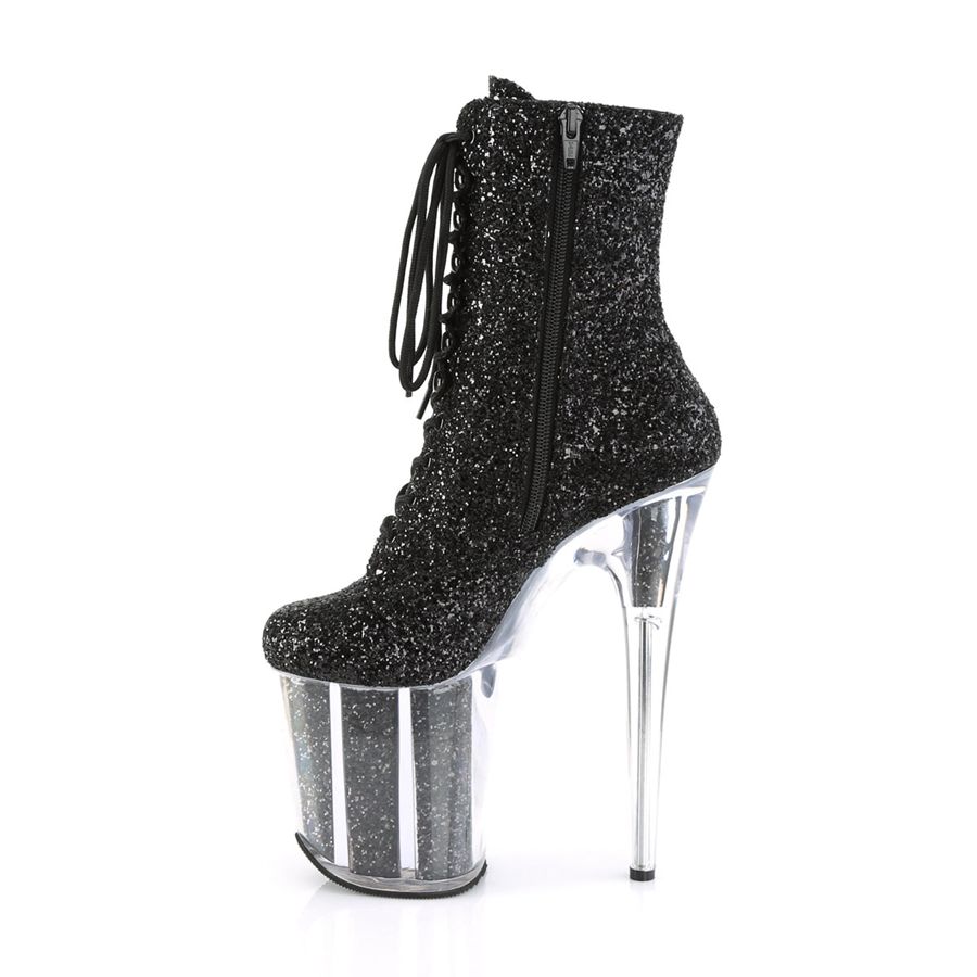 Women's Pleaser Flamingo-1020G Ankle Boots Black | 740PSBTKJ