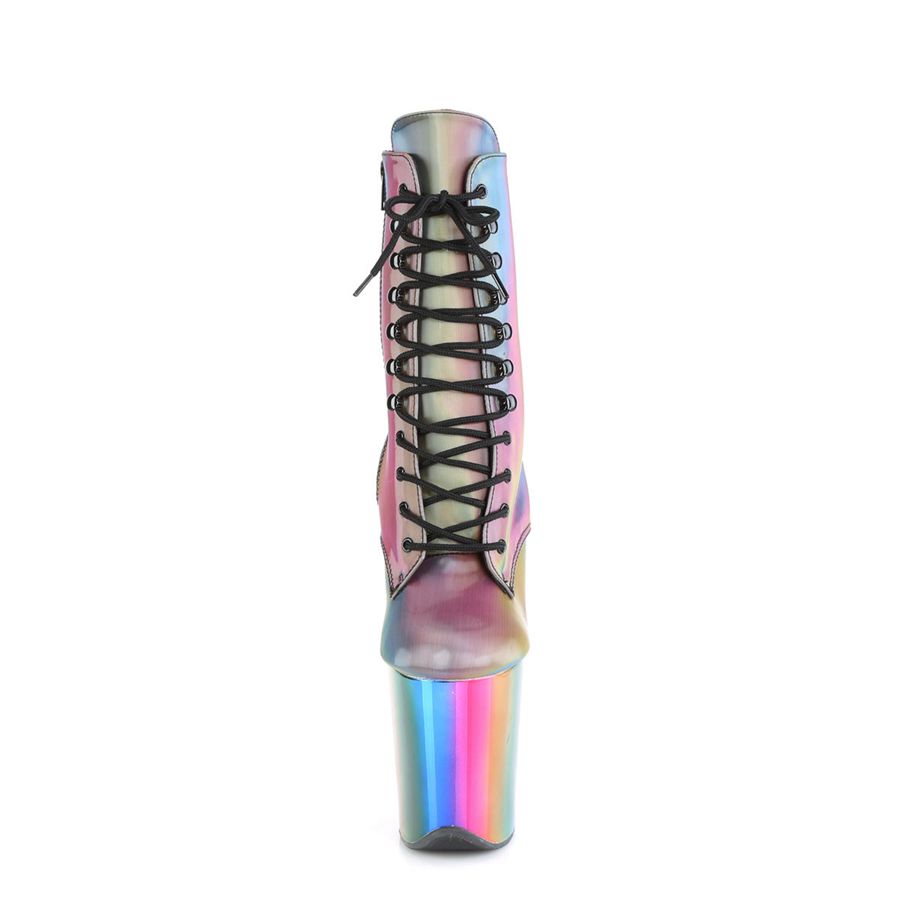 Women's Pleaser Flamingo-1020RC Ankle Boots Multicolor | 623RZFBWC