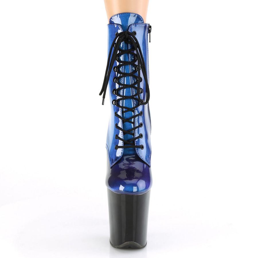 Women's Pleaser Flamingo-1020SHG Ankle Boots Blue | 065GCQAVS