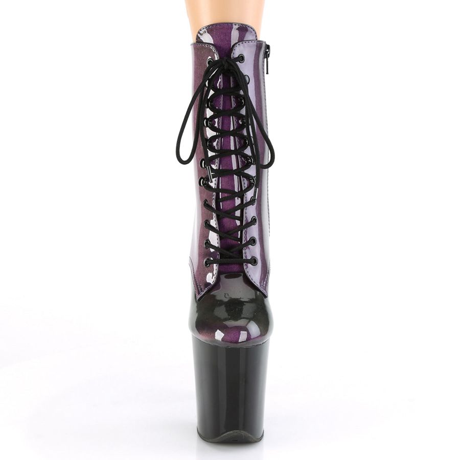 Women's Pleaser Flamingo-1020SHG Ankle Boots Purple | 301CLYNHO