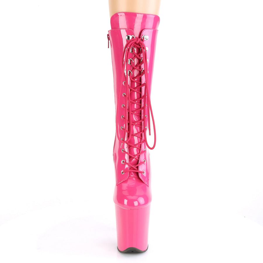 Women's Pleaser Flamingo-1050 Mid-Calf Boots Pink | 184ZYBLEQ