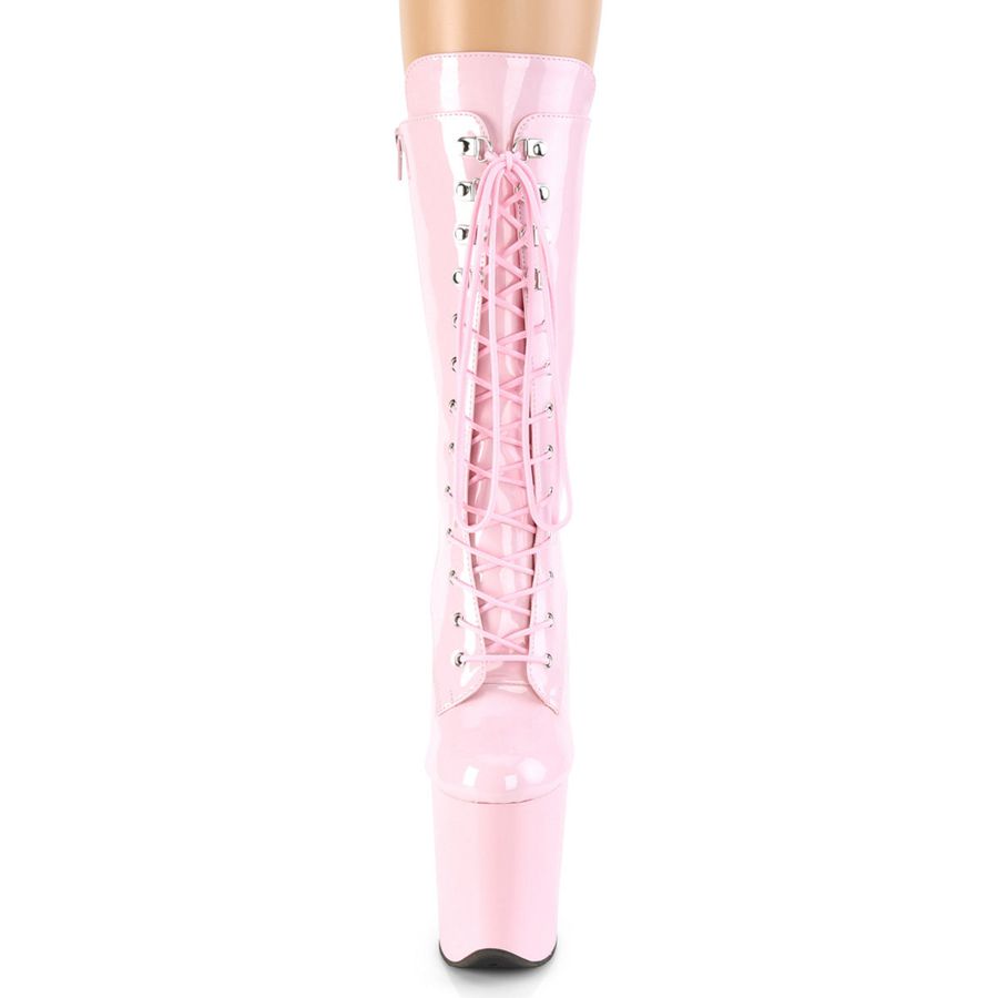 Women's Pleaser Flamingo-1050 Mid-Calf Boots Pink | 195OSGKDV