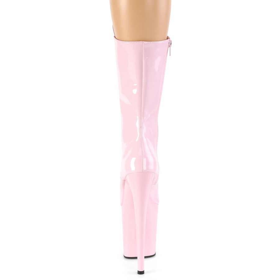 Women's Pleaser Flamingo-1050 Mid-Calf Boots Pink | 195OSGKDV