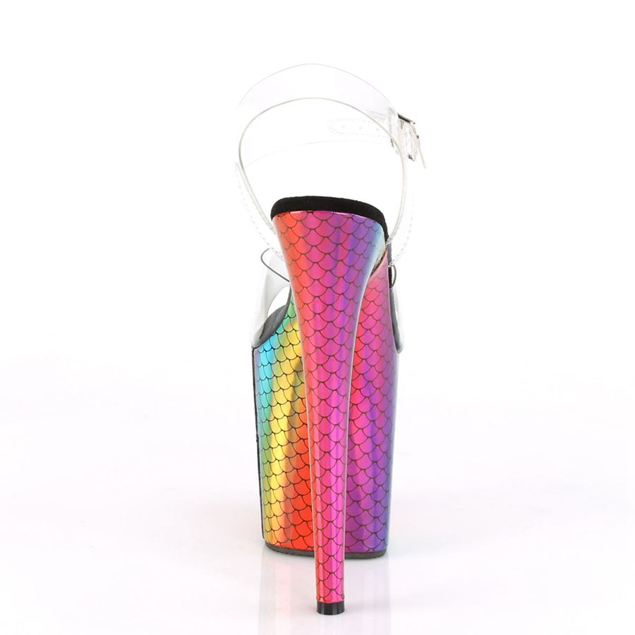 Women's Pleaser Flamingo-808WR Ankle Strap Sandals Multicolor | 560VPHWBO