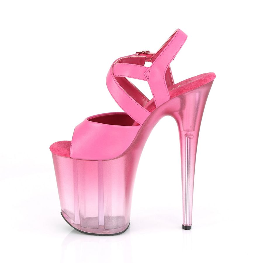 Women's Pleaser Flamingo-822T Ankle Strap Sandals Pink | 921PQEABV