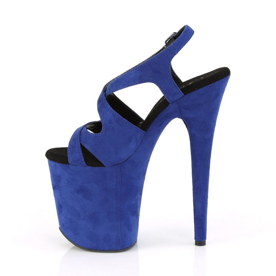 Women's Pleaser Flamingo-831FS Heels Navy | 645AQHMST