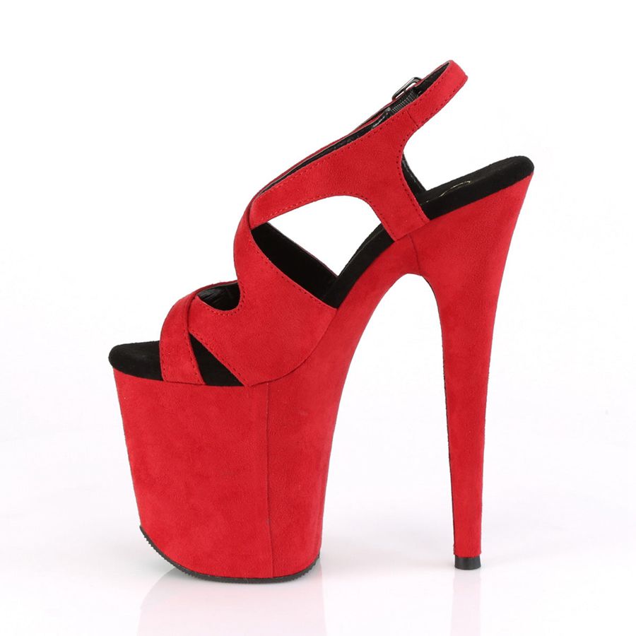 Women's Pleaser Flamingo-831FS Heels Red | 296CRJOUV