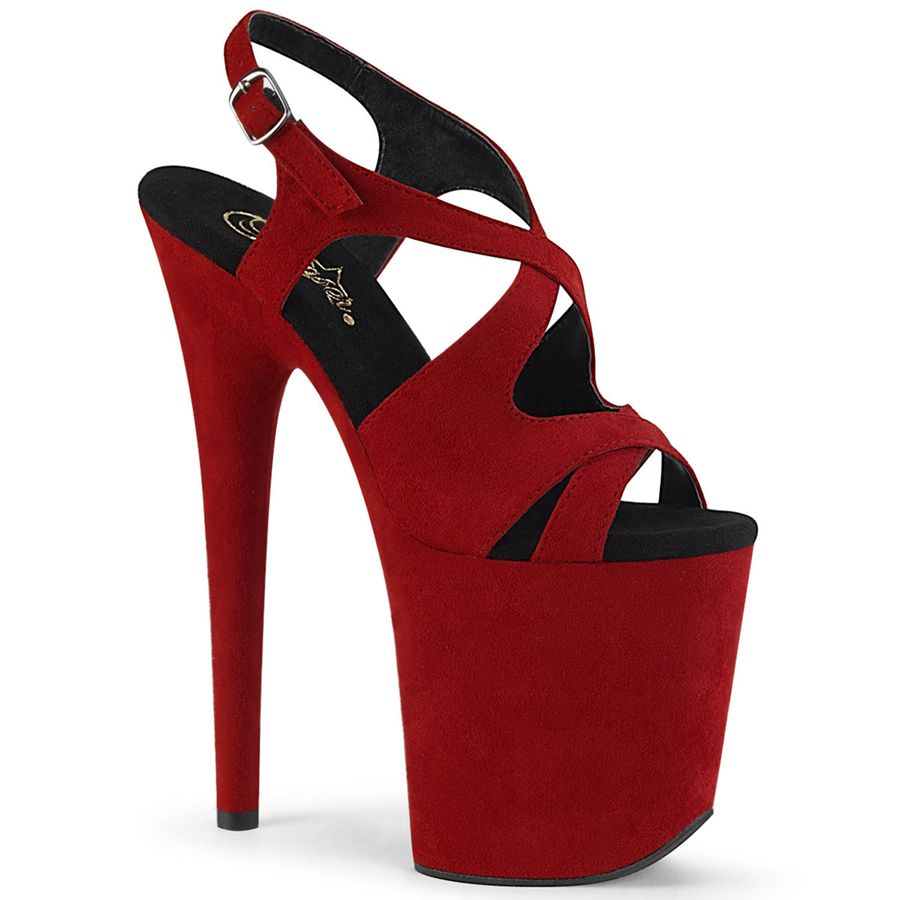 Women\'s Pleaser Flamingo-831FS Heels Red | 296CRJOUV