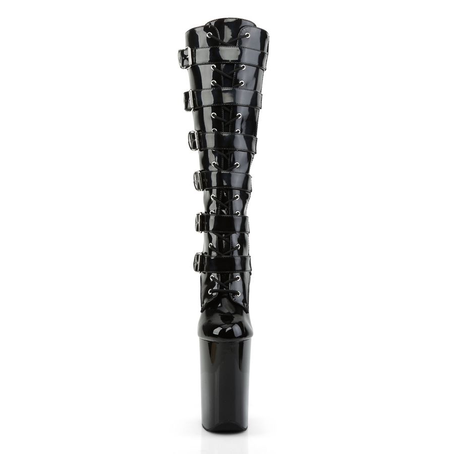 Women's Pleaser Infinity-2049 Knee High Boots Black | 501AZURLC