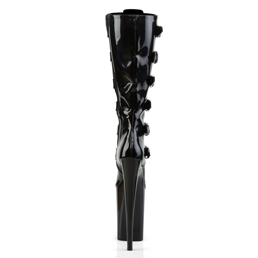 Women's Pleaser Infinity-2049 Knee High Boots Black | 501AZURLC