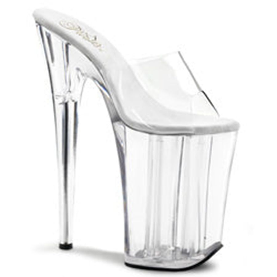 Women's Pleaser Infinity-901 Platform Sandals Clear | 820LAOUVM