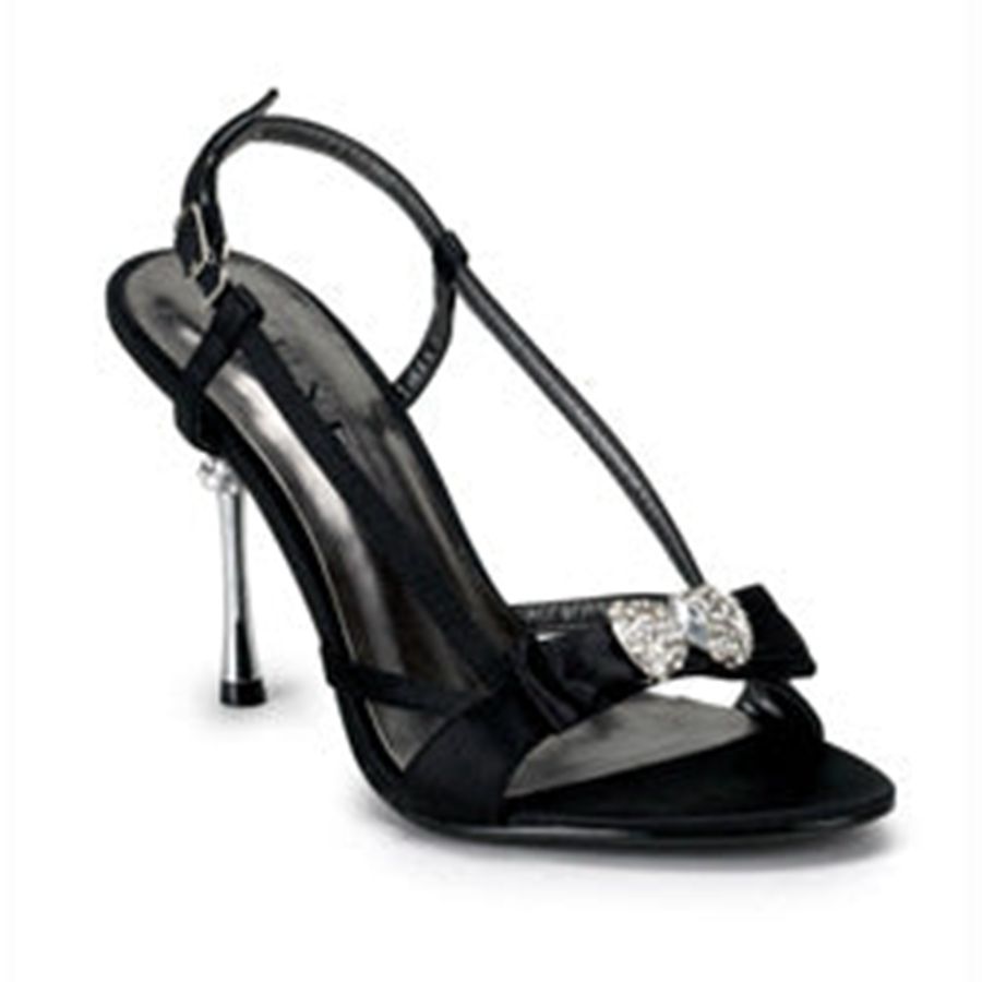 Women's Pleaser Jewel-12 Heels Black | 853HYGZKU