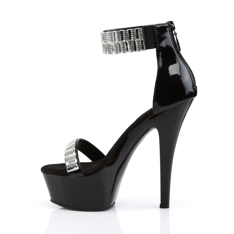 Women's Pleaser Kiss-269RS Heels Black | 596EQZHXY