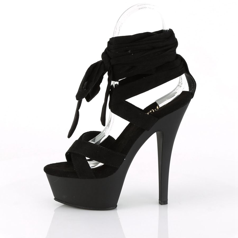 Women's Pleaser Kiss-274 Heels Black | 852JPOLGW