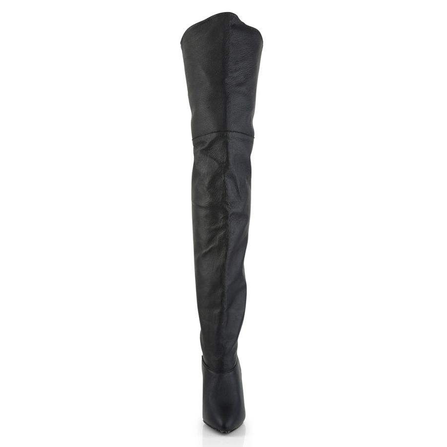 Women's Pleaser Legend-8868 Thigh High Boots Black | 486QBJIFM