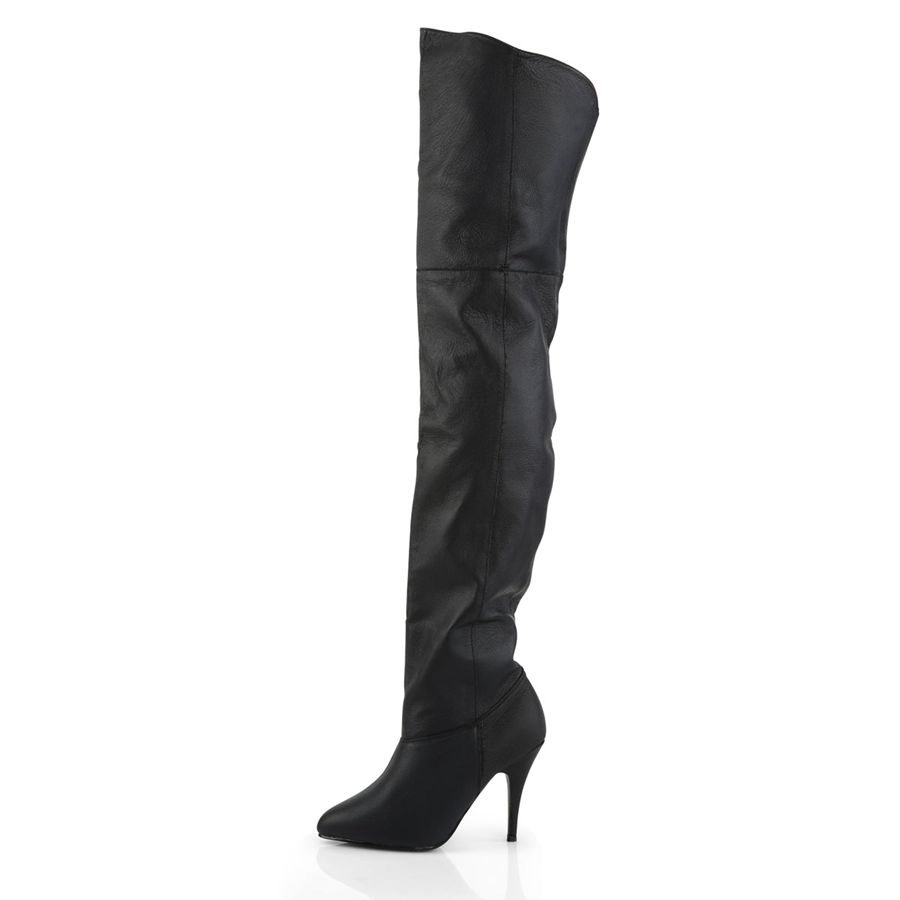 Women's Pleaser Legend-8868 Thigh High Boots Black | 486QBJIFM