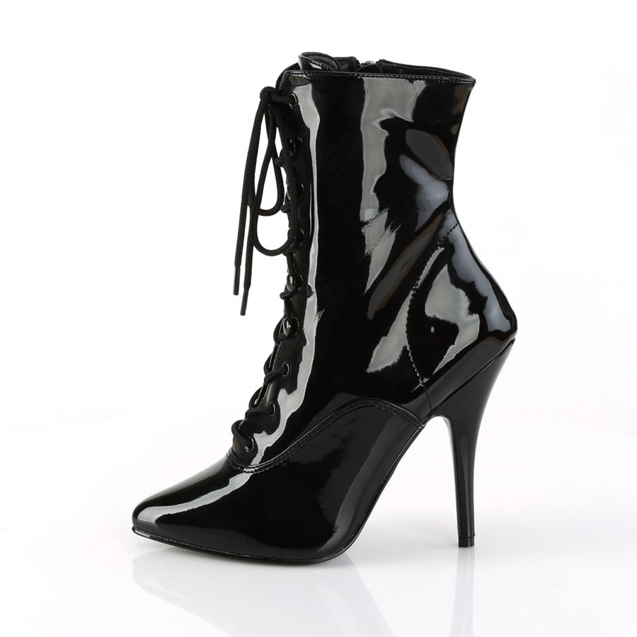 Women's Pleaser Seduce-1020 Ankle Boots Black | 380ODPBHJ