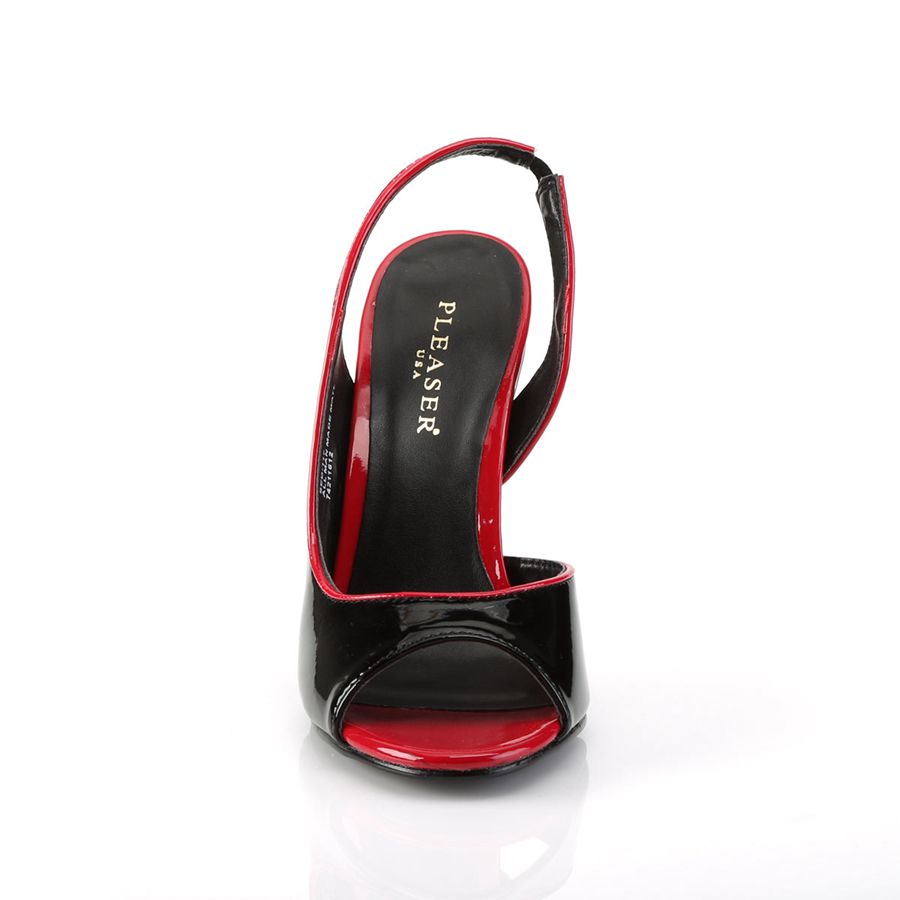 Women's Pleaser Seduce-117 Heels Black Red | 241LWPQCS